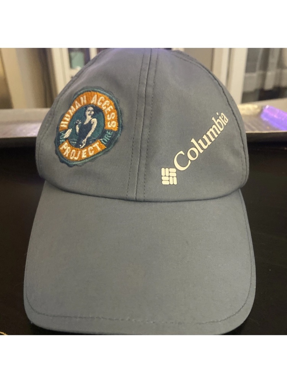 Columbia Gray-Blue Baseball Cap with Patch